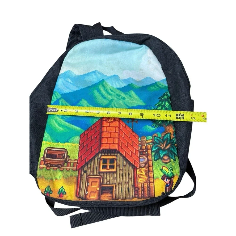 Yeso Stardew Valley  Backpack with USB and Headphone Cords Laptop Sleeve